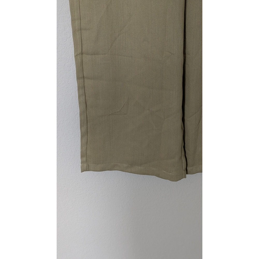Halara Wide Leg Drawstring Pants Womens Medium Beige Casual Textured Trousers - Picture 7 of 7